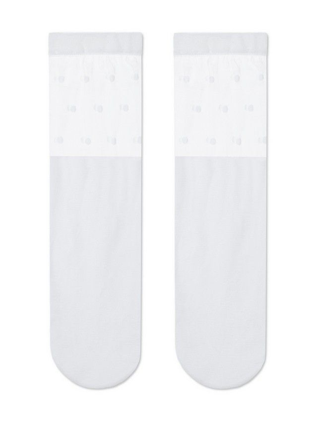 Women's socks FANTASY 19C-29SP, rives. 36-39, bianco - 2