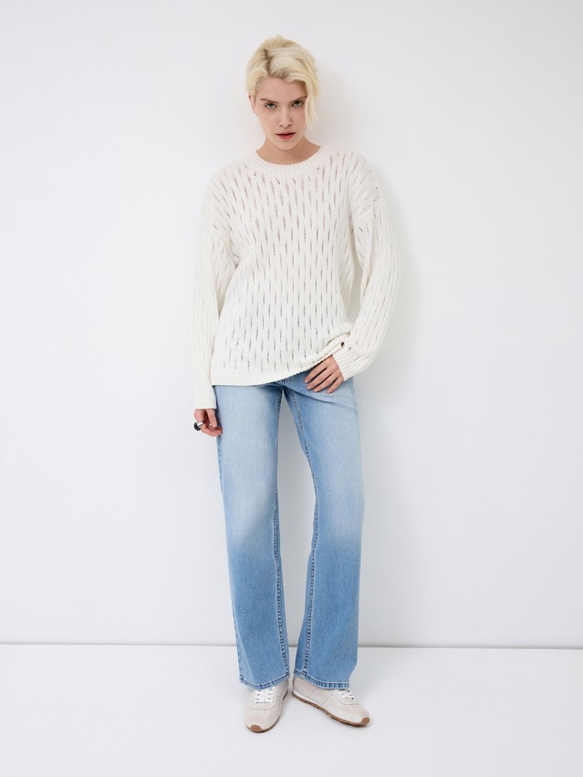 Women's pullover CONTE ELEGANT LDK24119, s.170-84, ecru - 2