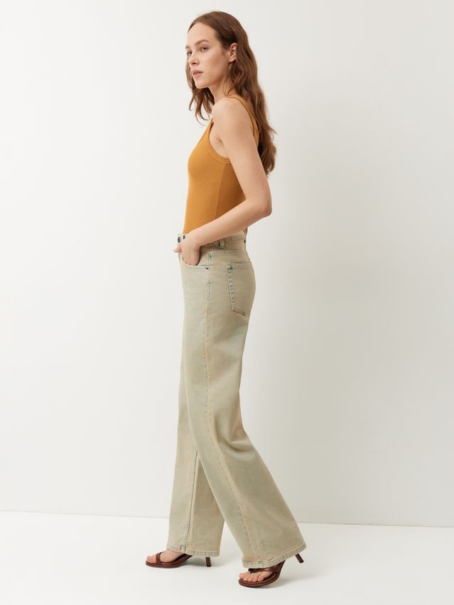 Women's jeans CONTE CON-978, s.164-90, blue beige - 4
