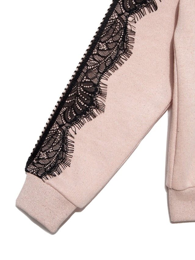 Sweatshirt for girls DD 1074, s.128,134-68, shiny rose - 7