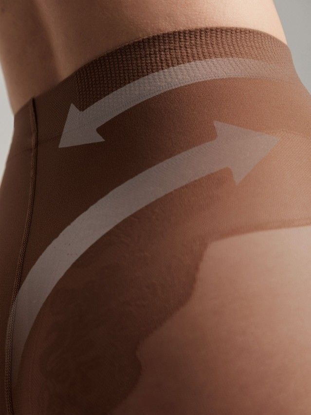 Women's tights CONTE ELEGANT STYLE 40 (euro-envelop),s.2, mocca - 3