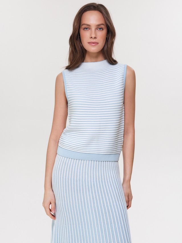 Women's vest CONTE ELEGANT LDK2563, s.170-84, blue - 4