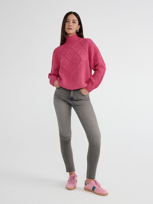 Women's pullover CONTE ELEGANT LDK23104, s.170-84, pink flash - 1