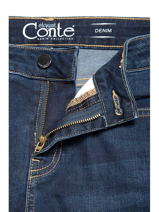 Denim trousers CONTE ELEGANT CON-92, s.170-102, navy - 6