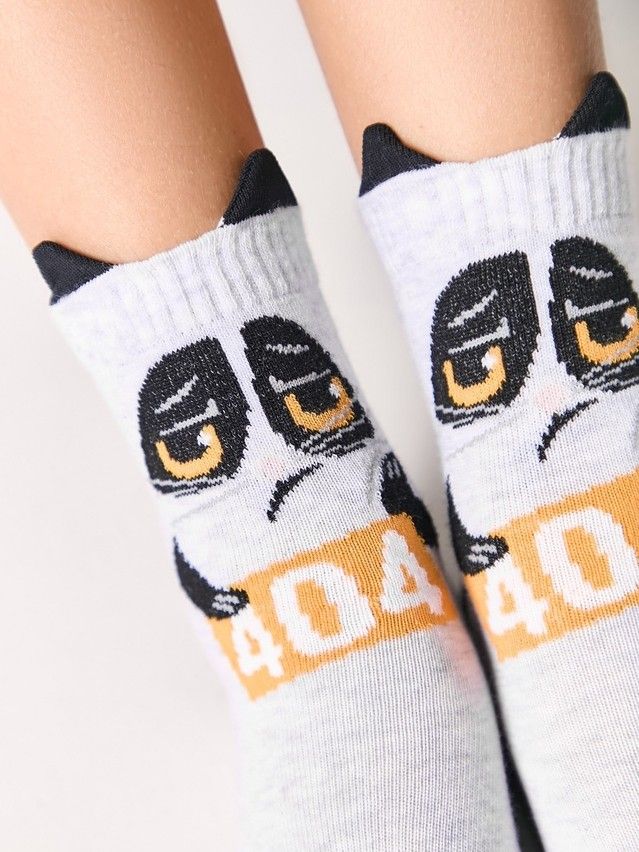 Children's socks CONTE-KIDS TIP-TOP, s.18-20, 553 light grey - 2