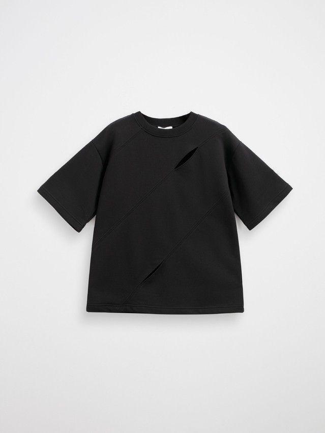 Women's polo neck shirt CONTE ELEGANT LD 3071, s.170-88, black - 1