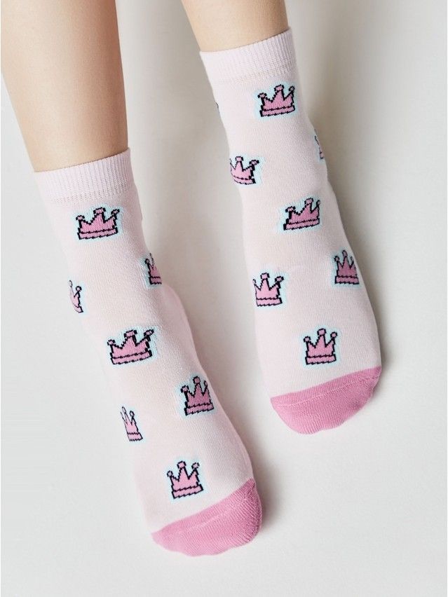 Children's socks CONTE-KIDS SOF-TIKI, s.16, 763 light pink - 1