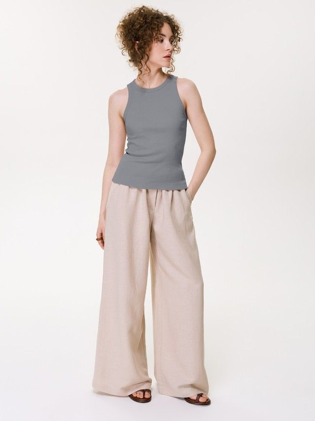 Women's tank top CONTE ELEGANT BASIC COLLECTION LM 5022, s.170-84, light grey - 4