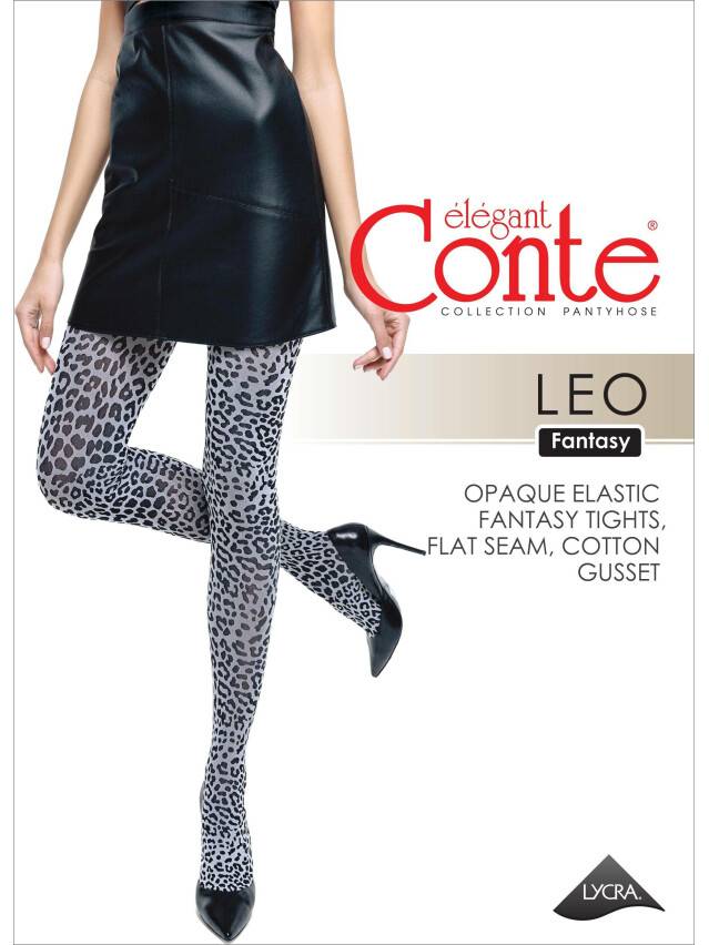 Tights for women FANTASY LEO, s.2, cacao - 4