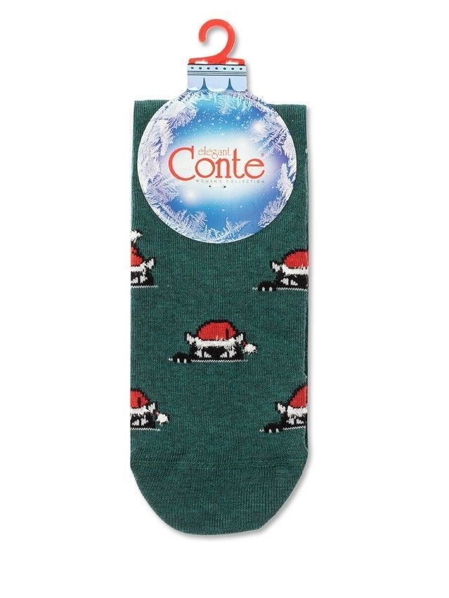 Women's socks CONTE ELEGANT NEW YEAR, s.36-39, 524 dark turquoise - 3