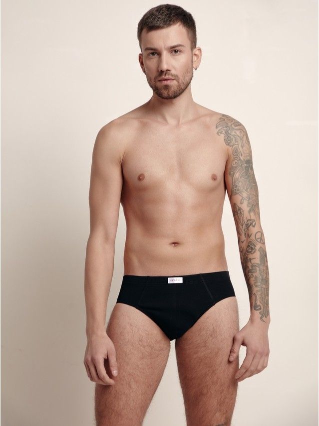 Men's underpants DiWaRi BASIC MEN MSL 2128, s.86,90, black - 1