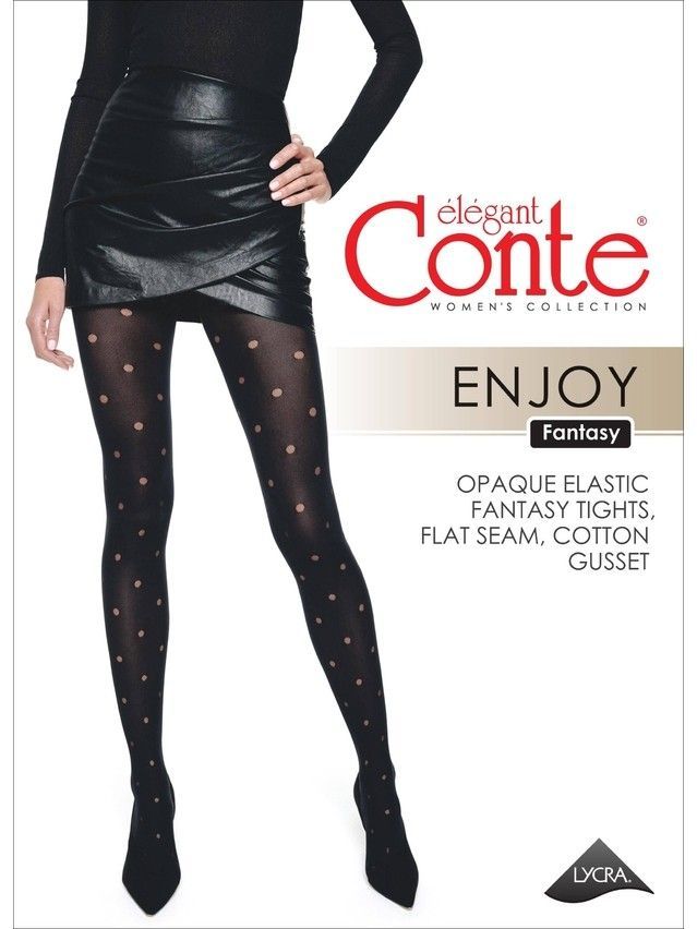 Women's tights CONTE ELEGANT ENJOY, s.2, nero - 3