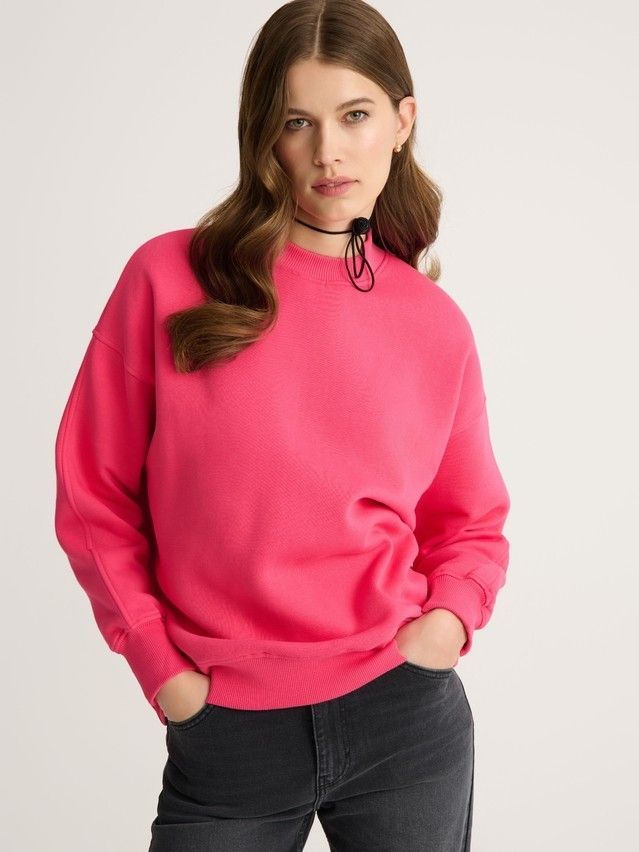 Women's polo neck shirt CONTE ELEGANT LD 2833, s.170-100, pink flash - 6