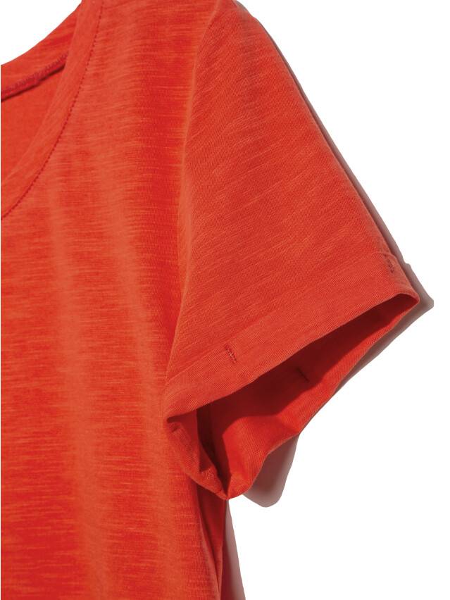 Women's polo neck shirt CONTE ELEGANT LD 926, s.170-100, sunset orange - 6
