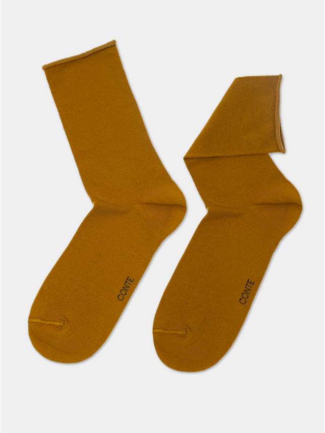 Women's socks CONTE ELEGANT COLOURS, s.23-25, 000 mustard - 3