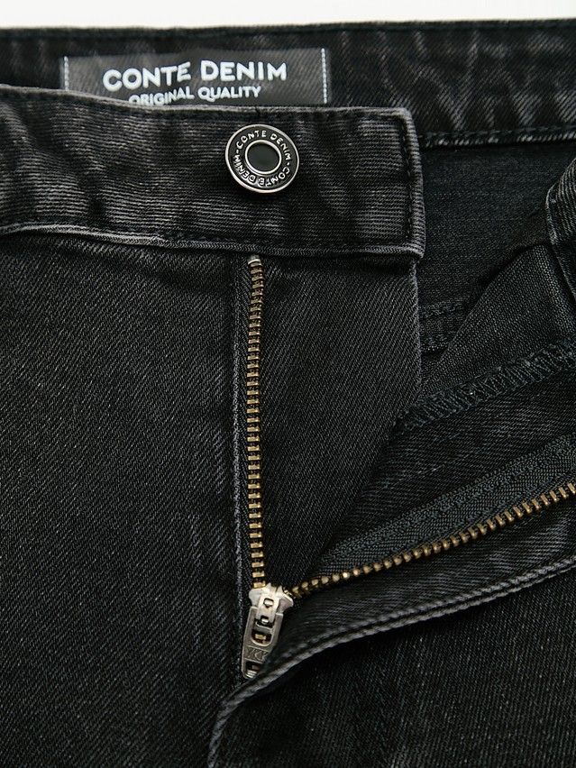 Women's jeans CONTE CON-797, s.164-90, washed black - 13