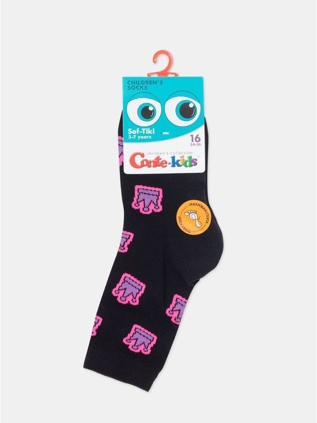 Children's socks CONTE-KIDS SOF-TIKI, s.16, 763 black - 8