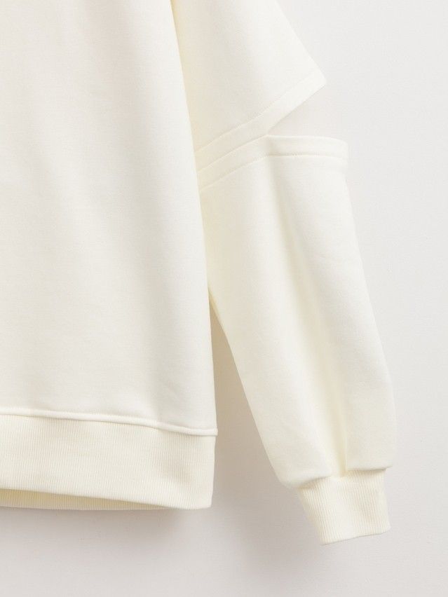 Women's polo neck shirt CONTE ELEGANT LD 3072, s.170-92, ecru - 8
