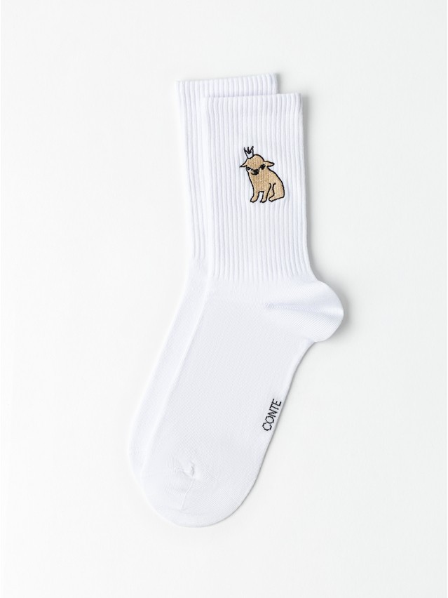 Women's socks CONTE FANTASY, s.23-25, 1080 white - 3