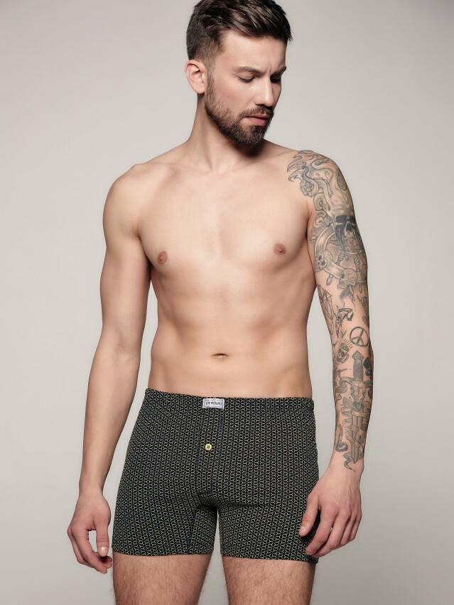 Men's underpants DiWaRi SHAPE MBX 202, s.78,82, navy-yellow - 1