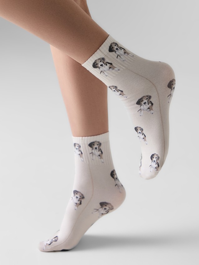 Women's socks CONTE ELEGANT CLASSIC, s.23-25, 1164 beige - 3