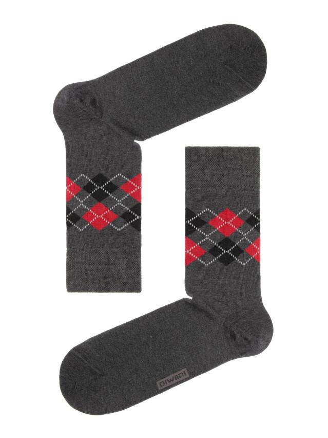 Men's socks DiWaRi (2 pairs),s. 40-41, 719 dark grey - 2