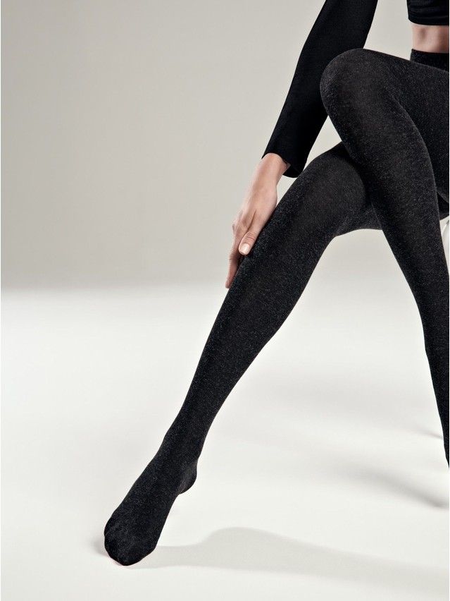 Women's tights CONTE ELEGANT CASHMERE 250, s.2, grey - 1