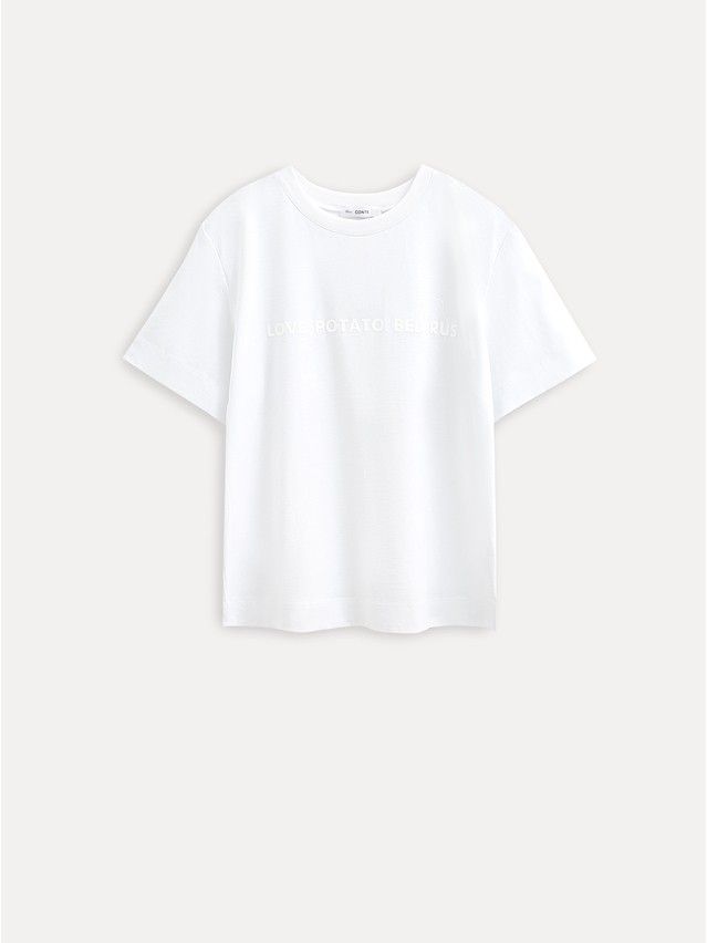 Women's polo neck shirt CONTE ELEGANT LD 3029, s.170-92, white-potato - 6