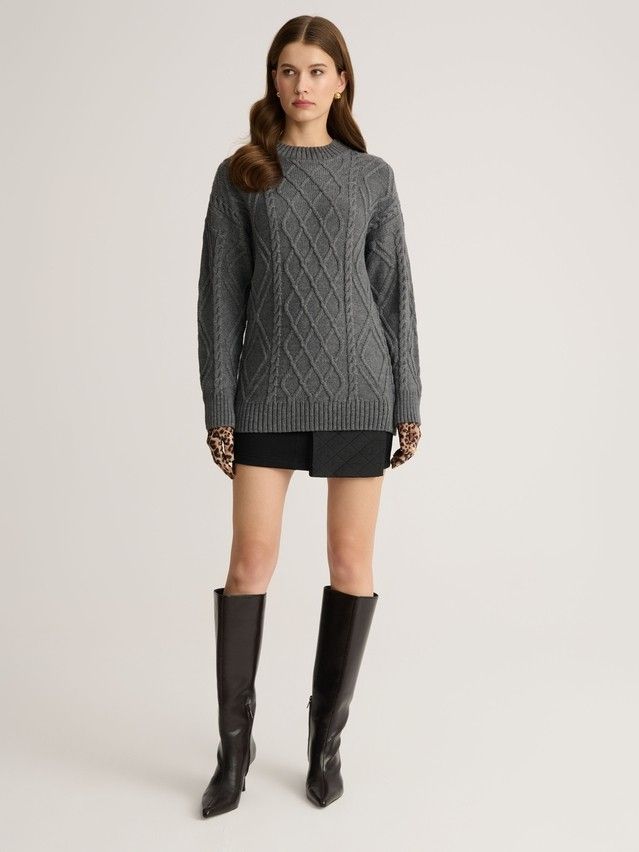 Women's pullover CONTE ELEGANT LDK23128, s.170-84, graphite - 1