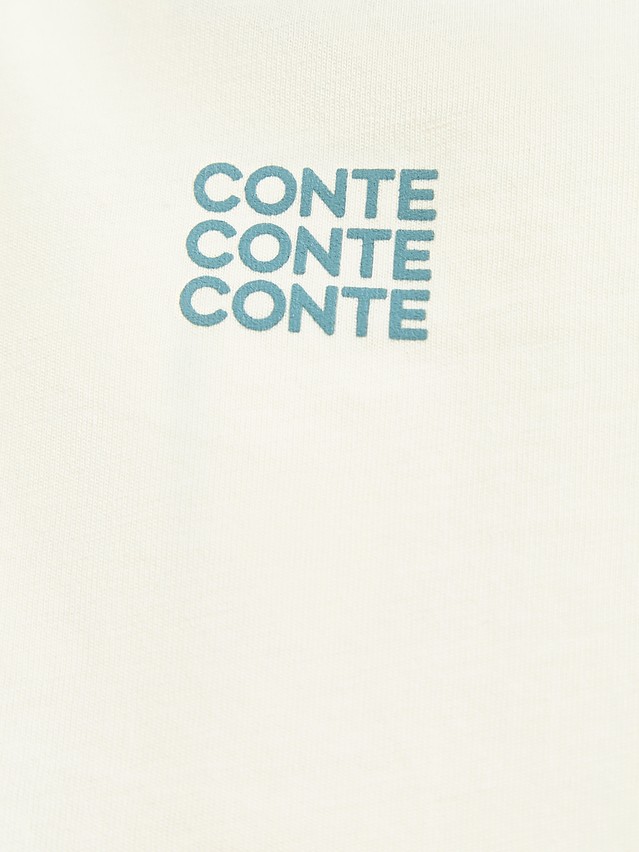 Women's polo neck shirt CONTE ELEGANT LD 3036, s.170-92, milk-dessert - 4