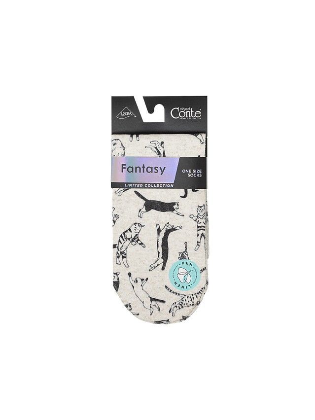 Women's socks CONTE ELEGANT FANTASY, s.23-25, 726 beige - 4