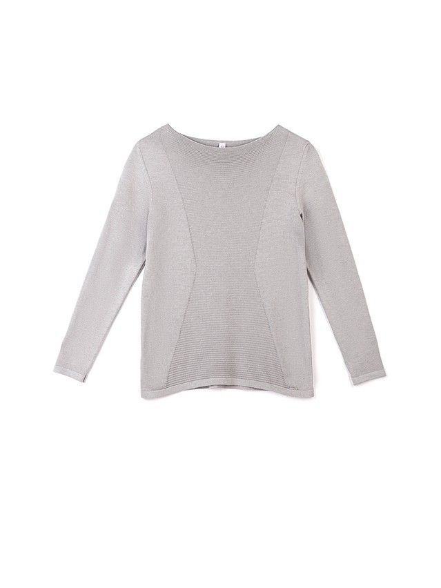 Women's polo neck shirt CONTE ELEGANT LDK030, s.158,164-88, grey - 3