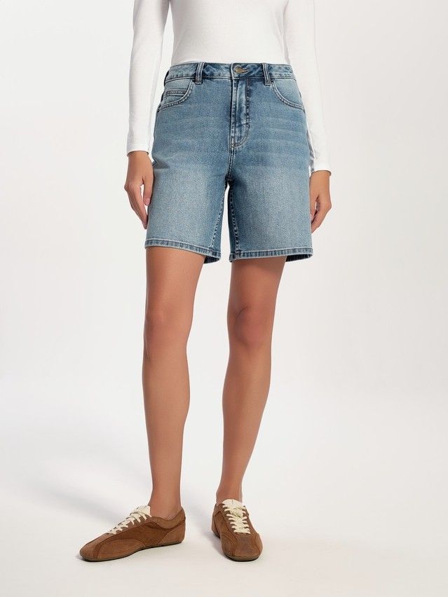 Denim shorts CONTE ELEGANT CON-753, s.170-90, light blue - 5