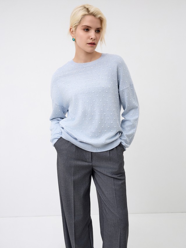 Women's pullover CONTE ELEGANT LDK24110, s.170-84, blue melange - 2