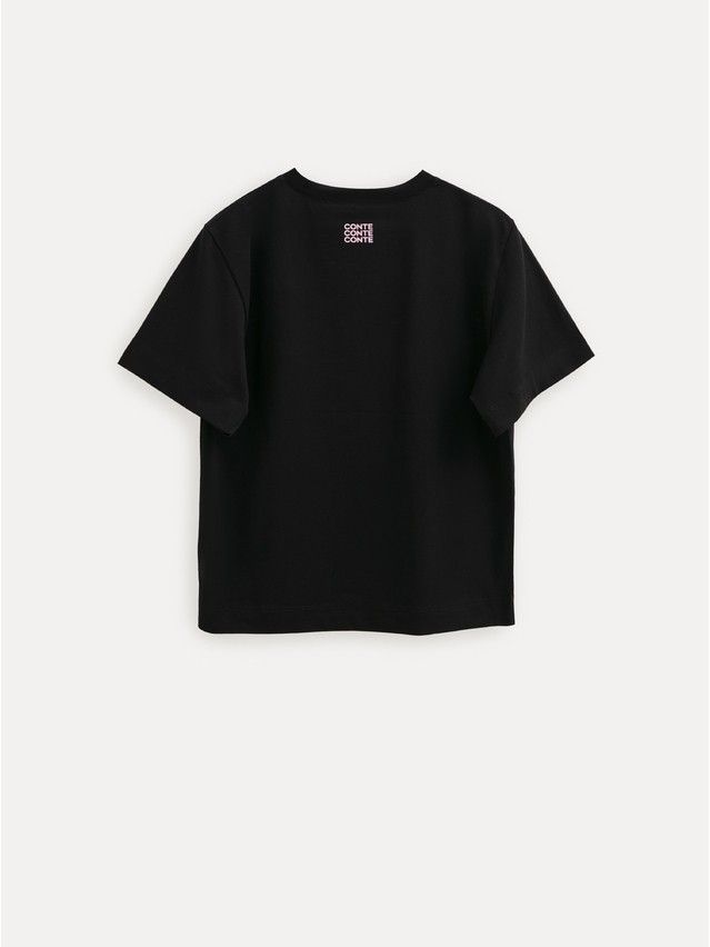 Women's polo neck shirt CONTE ELEGANT LD 3029, s.170-92, black-stvarac - 7