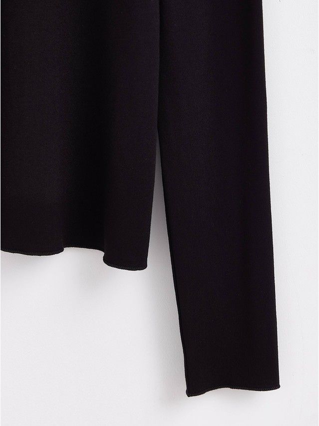 Women's polo neck shirt CONTE ELEGANT LD 1445, s.170-92, black - 4