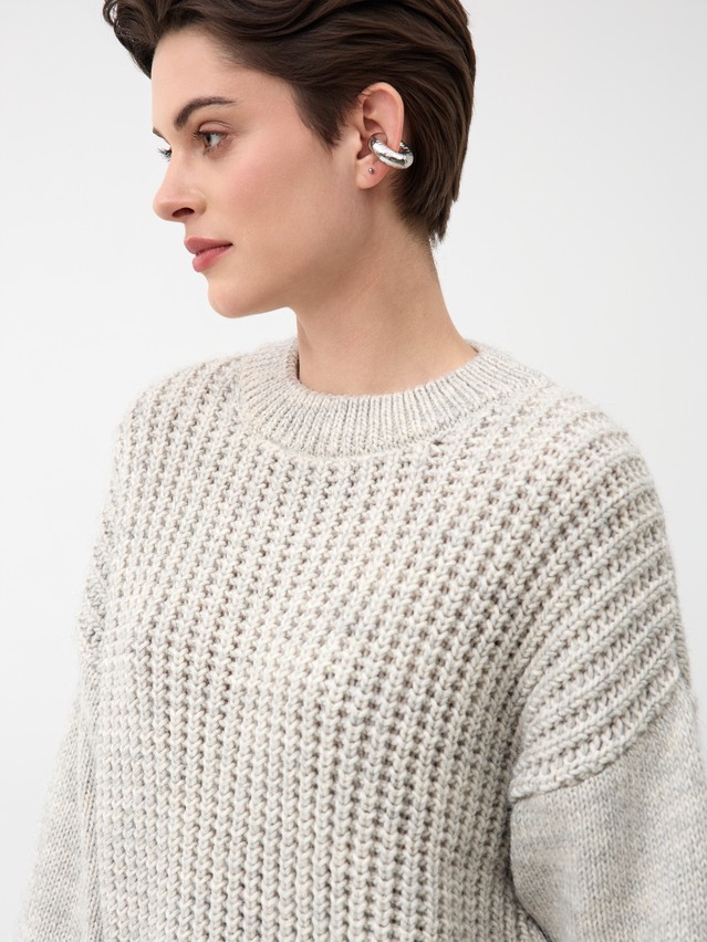 Women's pullover CONTE ELEGANT LDK24137, s.170-84, light gray melange - 11