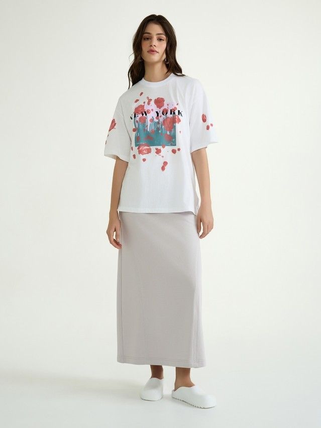 Women's polo neck shirt CONTE ELEGANT LD 3040, s.170-92, white-new york - 4