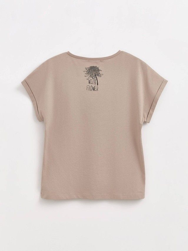 Women's polo neck shirt CONTE ELEGANT LD 1753, s.170-92, beige - 5