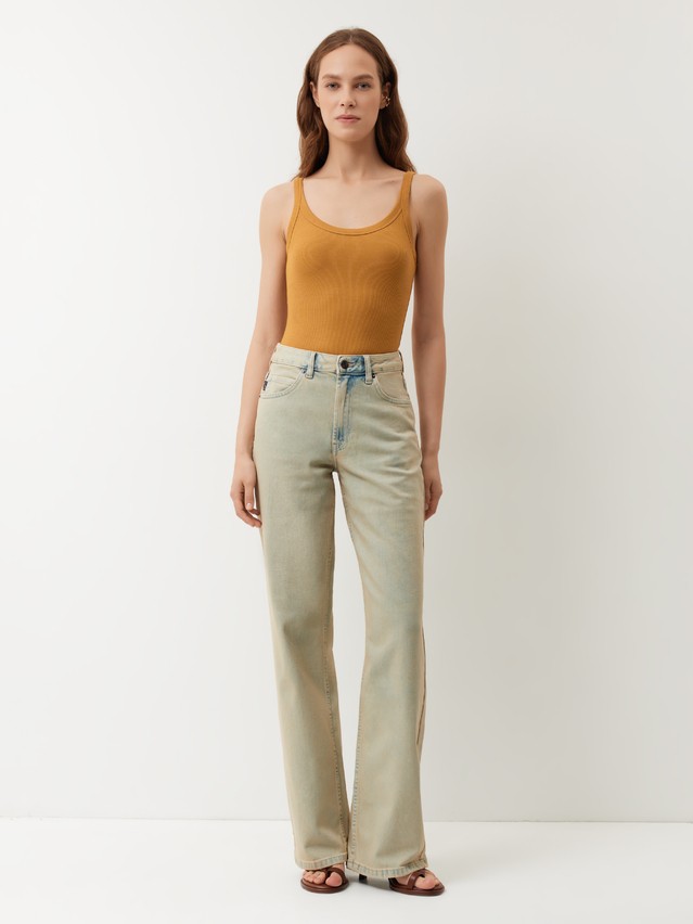 Women's jeans CONTE CON-978, s.164-90, blue beige - 1