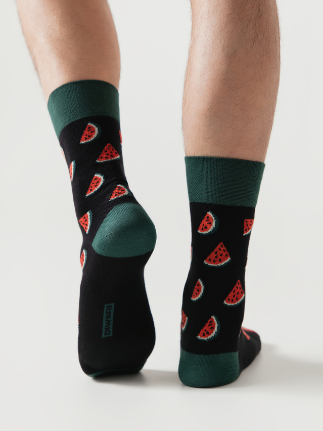 Men's socks DIWARI HAPPY, s.25, 228 black - 2