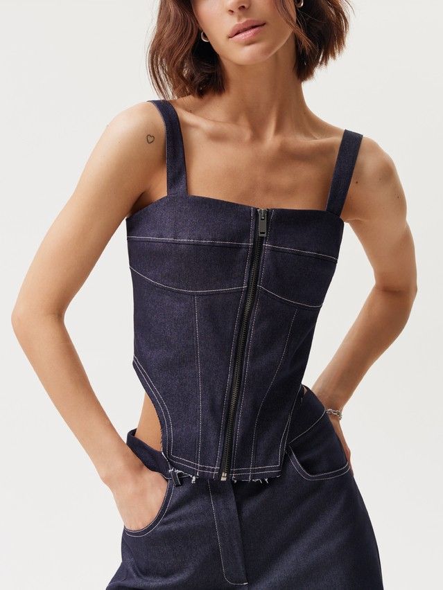 Women's vest CONTE LJL 3733, s.170-84-90, navy - 5