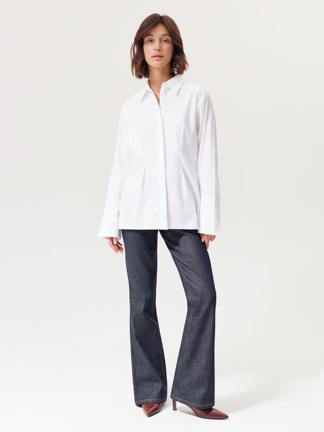 Women's shirt CONTE LRU 3774, s.170-84-90, white - 1