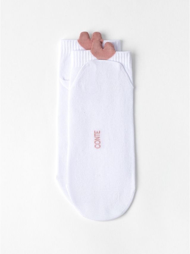 Women's socks CONTE ELEGANT ACTIVE, s.23-25, 221 white-ash pink - 3