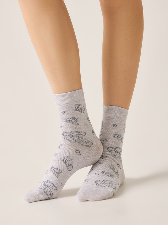 Women's socks CONTE ELEGANT CLASSIC, s.23-25, 697 light grey - 1