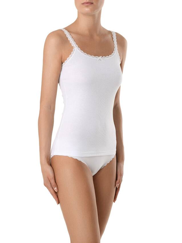 Woman's sleeveless top CONTE ELEGANT SECRET CHARM LT 985, s.170-84, white - 3