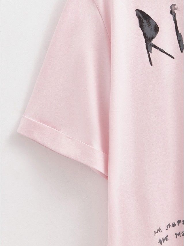 Women's polo neck shirt CONTE ELEGANT LD 2711, s.170-92, pink-lips - 8
