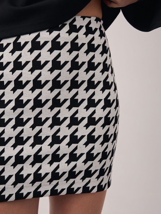 Women's skirt CONTE ELEGANT LU 2816, s.170-94, dogtooth - 6