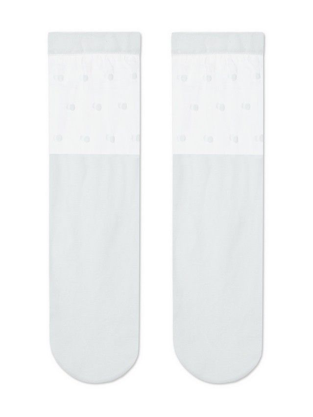 Women's socks FANTASY 19C-29SP, rives. 36-39, bianco - 2