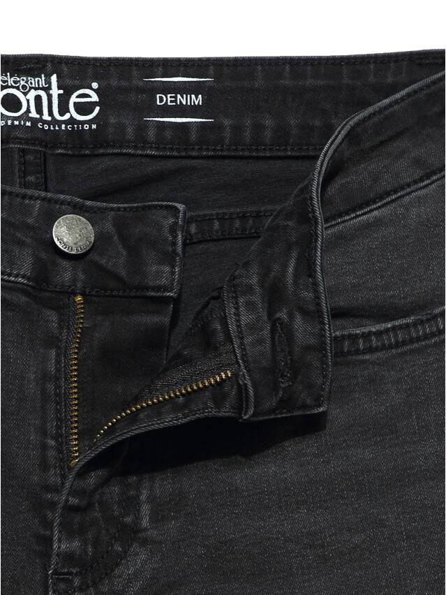 Denim trousers CONTE ELEGANT CON-150, s.170-102, washed black - 6